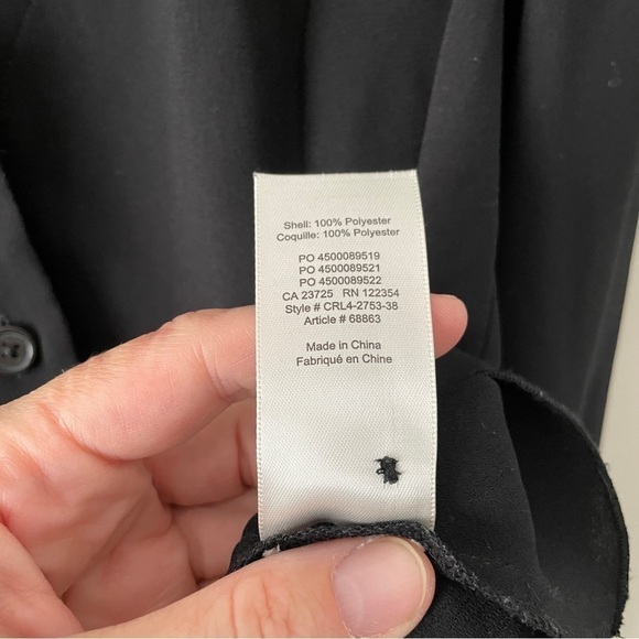 ARITZIA Wilfred Long Sleeve Button Front Blouse 2 - Picture 6 of 7